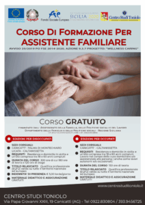 Scopri di più sull'articolo Avviso n.29/2019 per la realizzazione di percorsi per la formazione di assistenti familiari