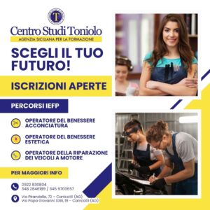 Scopri di più sull'articolo Iscrizioni Aperte per l’Anno Formativo 2025/2026: Scegli il Tuo Futuro con i Percorsi IeFP a Canicattì