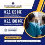 Iscrizioni aperte ai Corsi per Operatore Socio Sanitario (O.S.S.)