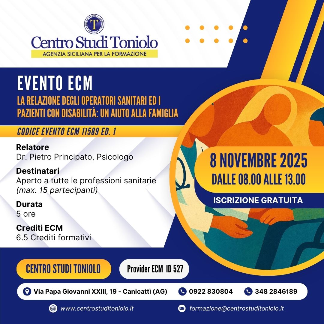 Al momento stai visualizzando Evento ECM 6 Novembre 2025