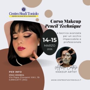 Scopri di pi&ugrave; sull'articolo Corso Makeup Pencil Technique &ndash; 14 e 15 Marzo 2026, Canicatt&igrave;