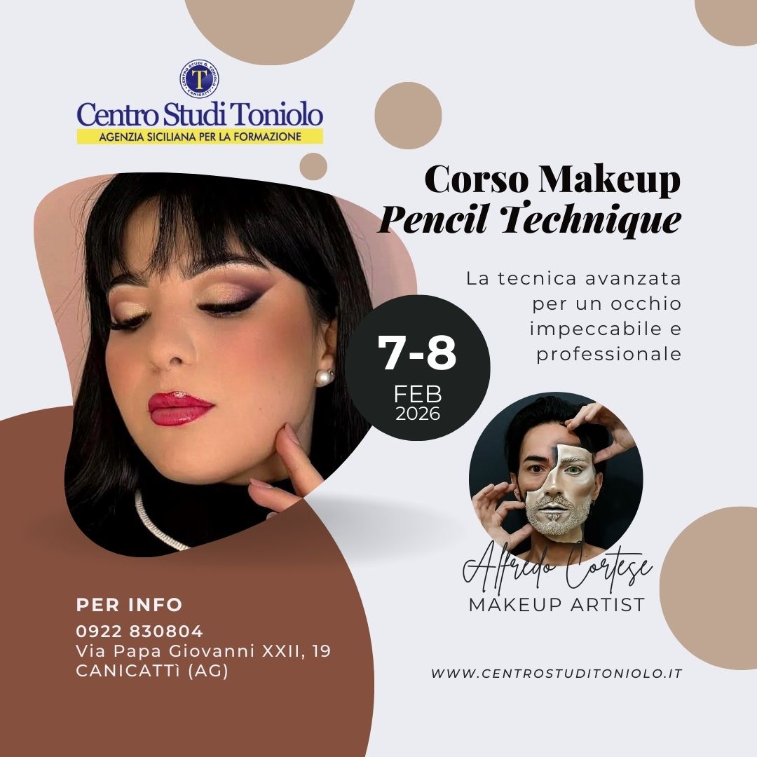 Al momento stai visualizzando Corso Makeup Pencil Technique – 7 e 8 febbraio 2026, Canicattì