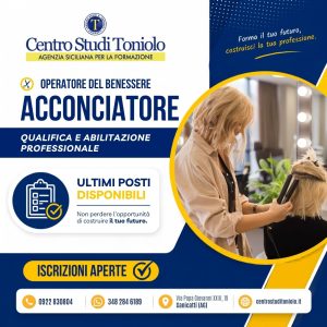 Scopri di più sull'articolo Corso Acconciatore a Canicattì: Qualifica e Abilitazione Professionale